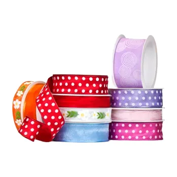 Stuha Stuha látková na cívce - mix - 40 ks - 2800002