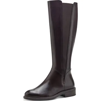 Dámské kozačky DÁMSKÉ KOZAČKY TAMARIS 1-25521-41 342 BORDOVÁ Barva: BORDOVÁ, Velikost: 39