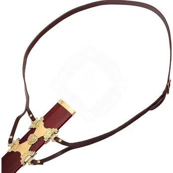 Karnevalový kostým Lord of Battles Římský kožený bandalír na gladius (Balteus) - Outlet