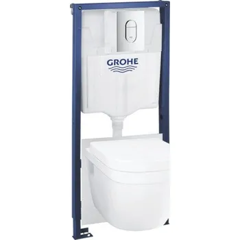 Klozet Závěsné WC GROHE Solido bez splachovacího kruhu 39702000