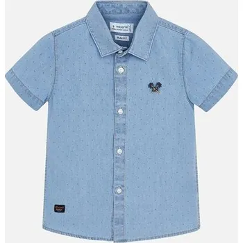 Chlapecká košile dětská riflová košile letní Mayoral 3169 velikost 104