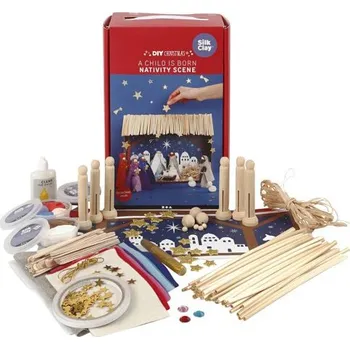 Vánoční dekorace Creative Vánoční sada NARODIL SE JEŽÍŠEK