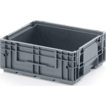 R-KLT přepravky 40 x 30 x 14,7 cm - Stříbrošedá - Stříbrošedá - materiál: PP - R-KLT 4315-7001