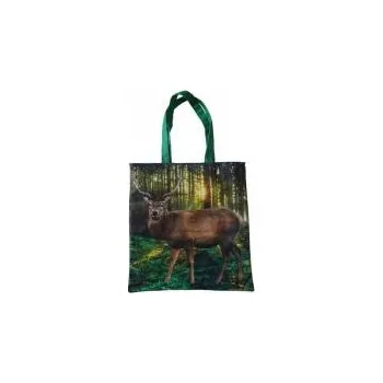 E-myslivost Myslivecká plátěná taška s potiskem jelena