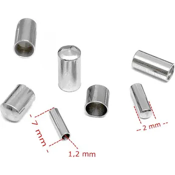Materiál na výrobu šperku Nerezové koncovky 1-6mm - 1Ks - 1,2mm