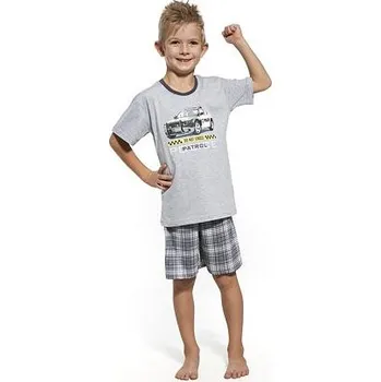 Cornette letní pyžamo s autem policie Patrol velikost 86-92