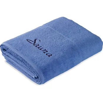 Pánský župan FROTTANA PEARL osuška 80 x 200 cm, šedo-modrá