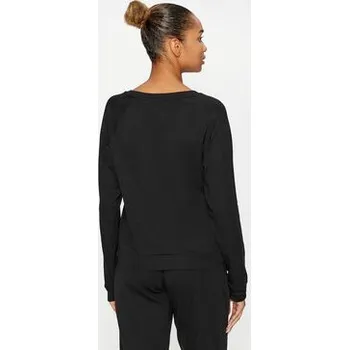 Dámské pyžamo Calvin Klein Underwear Pyžamový top 000QS7003E Černá Regular Fit M