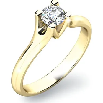 Prsten Zásnubní prsten bílé zlato 585/1000 přírodní diamant 0.20 ct G/SI ZP-10805D-ZL velikost 58
