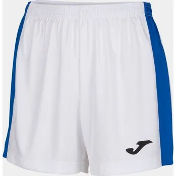 Dámské kraťasy Dámské/Dívčí sportovní šortky JOMA MAXI SHORT WHITE ROYAL Velikost: XL, Barva: WHITE-ROYAL