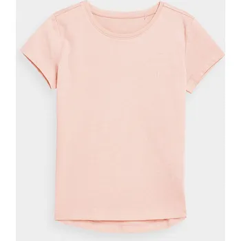 Dívčí tričko 4F 4FJAW23TTSHF0816 PALE CORAL Dětské triko EU 164