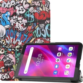 Pouzdro na tablet VSECHNONAMOBIL 38234 ART Zaklápěcí obal pro Lenovo Tab M7 G3 (3. generace) GRAFFITY