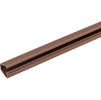 LED osvětlení StrongLumio Elektroinstalační lišta 12x7mm samolepící imitace dřeva tmavá 1m (StrongLumio Elektroinstalační lišta 12x7mm samolepící imitace dřeva tmavá 1m)