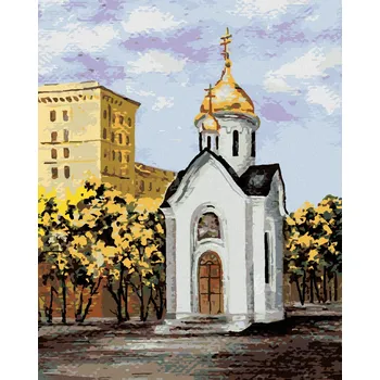 Hračka Diamondi Diamantové malování - RUSKÁ KAPLIČKA Rozměr: 40x50 cm, Rámování: bez rámu a bez vypnutí plátna