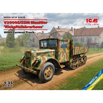 Plastikový model 1/35 V3000S/SSM Maultier 'Einheitsfahrerhaus'