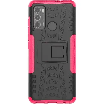 Pouzdro na tablet VSECHNONAMOBIL 34689 STAND Extra odolný obal Motorola Moto G60 růžový