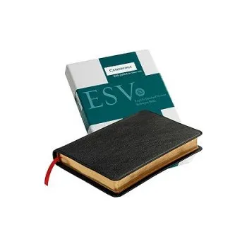 Populárně naučná literatura pro dospělé ESV Pitt Minion Reference Bible, Black Goatskin Leather, Red-letter Text, ES446:XR – Baker Publishing Group (EN)