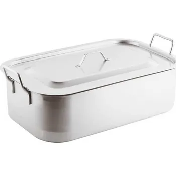 pekáč Sambonet Paderno Industrie PEKÁČ HLUBOKÝ S VÍKEM, vnitřní rozměr 61 x 43 cm