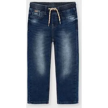 Chlapecké džíny dětské jogger kalhoty riflové měkké Mayoral 3567 velikost 104