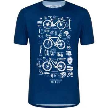 Pánské tričko Pánské funkční triko Bike Maths - XXL