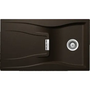 Granitový dřez SCHOCK kuchyňský dřez WATERFALL D-100 Typ usazení: Horní usazení (dřez nad deskou), Barva (Cristadur): Bronze (BRO 87)