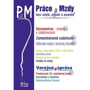Kniha Práce a&nbsp;Mzdy (PaM) 6/2020