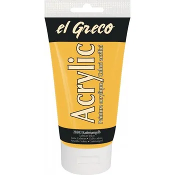 Olejová barva Kreul Akrylová barva EL GRECO 150 ml KADMIUM ŽLUTÁ