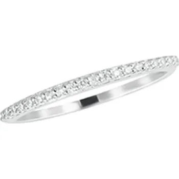 Prsten Dámský prsten bílé zlato 585/1000 přírodní diamant 0.144 ct GKW51964 velikost 53