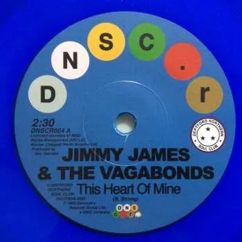 Zahraniční hudba SP Jimmy James & The Vagabonds: This Heart Of Mine / Let Love Flow On LTD | CLR 2022 Blue Translucent Vinyl Limited Edition