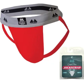 Pánské erotické prádlo Jocksy MM Jockstrap červené L, pánské jocksy
