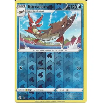Společenská hra Pokémon karta Barraskewda 083/264 Reverse Holo - Fusion Strike