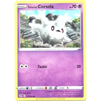 Sběratelská karetní hra Pokémon karta Galarian Corsola 117/264 - Fusion Strike