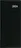 Baloušek Tisk Božka PVC 17,9 x 7,9 cm měsíční 2024, černý