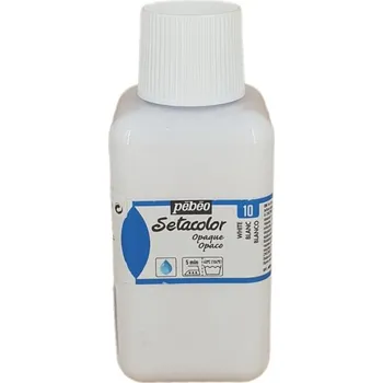 Speciální výtvarná barva Pébéo Setacolor 250ml - bílá Titanium