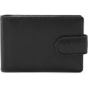 Arwel Černá kožená dokladovka se zápinkou