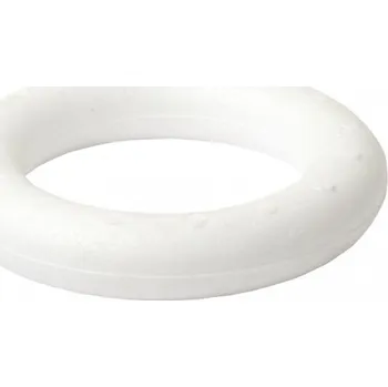 Polystyrenový korpus na věnec, tvar kruh, průměr 20 cm