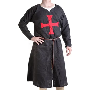 Karnevalový kostým Marshal Historical Templářská tunika černá