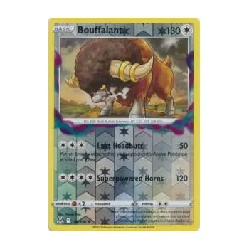 Společenská hra Pokémon karta Bouffalant 148/196 Reverse Holo - Lost Origin