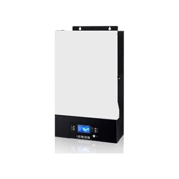 solární měnič Hybridní kombi měnič a solární regulátor Axpert VM III 24V 3000W PF1 do 450V solárního pole s výkonem do 4000Wp (Vysokonapěťový kombinovaný měnič pro možnost nabíjení akumulátorů z veřejné sítě nebo agregátu)