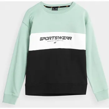 Dívčí mikina 4F 4FJAW23TSWSM630 MINT Dětská mikina EU 158