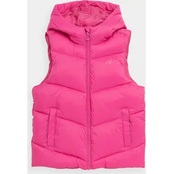 4F 4FJAW23TVJAF045 DARK PINK Dětská vesta EU 158