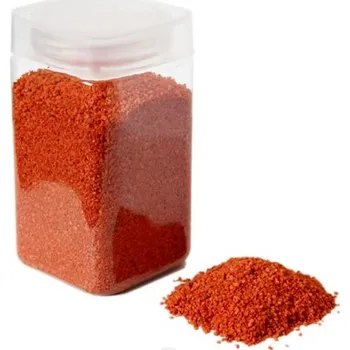 Party dekorace Dekorační písek 400 g - tmavě oranžový jemný