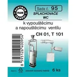 HARTMAN těsnění splachovače WC k vypouštěcímu ventilu a napouštěcímu ventilu, sada č. 95