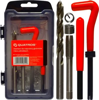 QUATROS Sada na opravu poškozených závitů M8x1,25 typ HELICOIL
