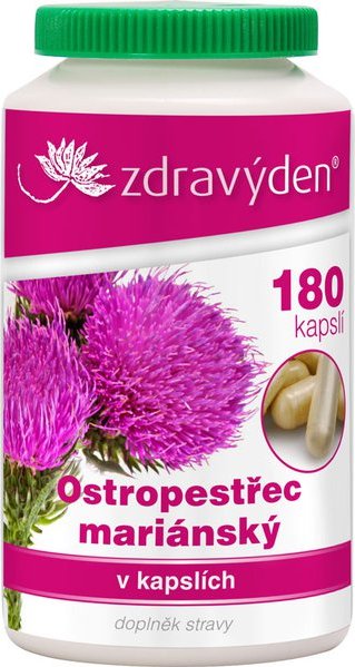 Ostropestřec mariánský 180 kapslí