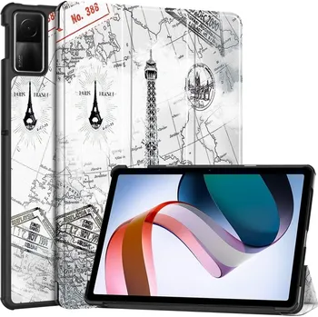 Příslušenství pro tablet Print chytré zavírací pouzdro na Xiaomi Redmi Pad SE - Eiffelova věž