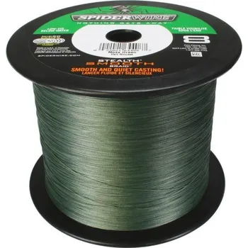 Spiderwire Šňůra Stealth Smooth 8 Green 1m 80lb/0,40mm MGRN - Nutné dokoupit cívku kód: 12025