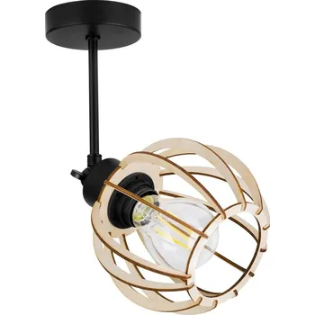 Bodové svítidlo Bodové svítidlo Timber 8, 1x dřevěné stínítko