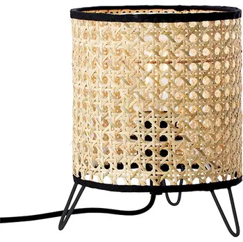 Lampička Brilliant 99089/09 WILEY stolní lampa s RATANEM