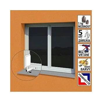 Anténní držák OEM Anténní držák malý na plastové okno ''L'', délka 17,5 cm, výška 25 cm, d=20mm 3021041